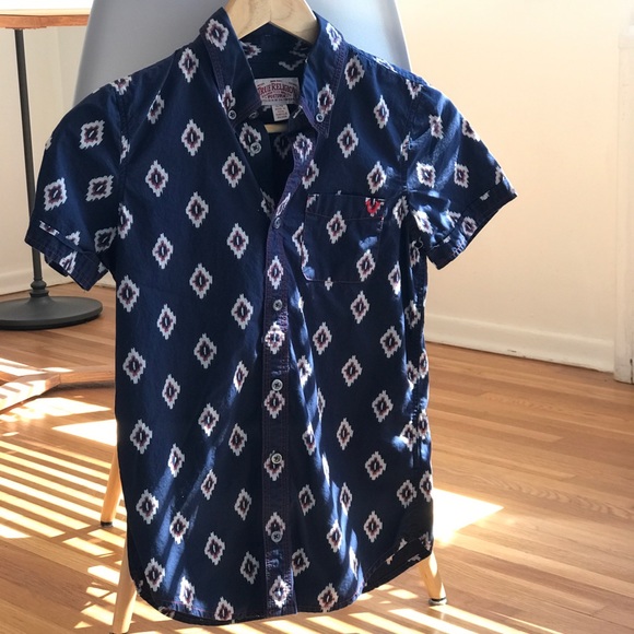 True Religion Short Sleeve Button Up - Picture 1 of 4